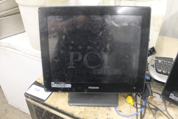 2 POSBank POS Monitors w/ Keyboard. 2 Times Your Bid! - Image 2 of 7