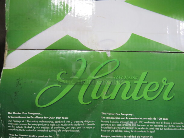 One NEW Hunter Low Profile IV 48 Inch White Ceiling Fan. - Image 2 of 2
