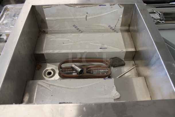 Cecilware Stainless Steel Commercial Electric Powered Single Well Steam Table w/ Under Shelf. - Image 4 of 4