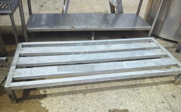 One 60X24X8 Aluminum Dunnage Rack. - Image 1 of 1