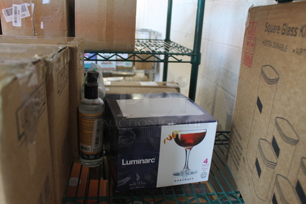 ALL ONE MONEY! Tier Lot of Various BRAND NEW SCRATCH AND DENT! Items Including Canister Set, Square Glass Kitchen Canisters and 2 Boxes of Glass Diamond Bowls - Image 5 of 6