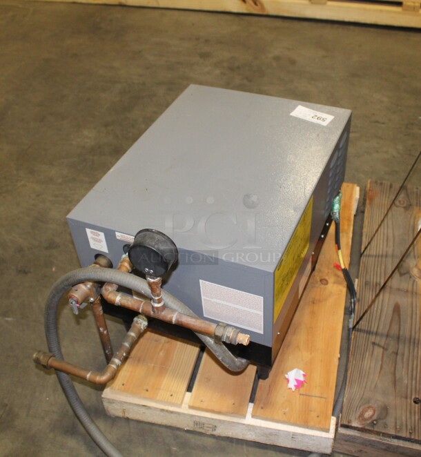 GREAT! Hatco Model C-45 Booster Water Heater. 18x30x24. 208V 3 Phase. Working When Pulled!  - Image 2 of 4