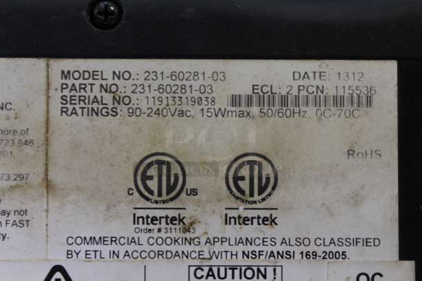 Fastimer 231-60281-03 Metal Timer. 90-240 Volts.  - Image 3 of 5