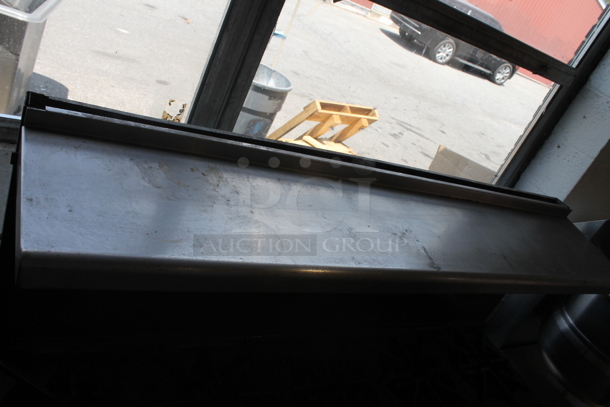 Imperial Stainless Steel Commercial Natural Gas Powered 10 Burner Range w/ 2 Ovens, Over Shelf and Back Splash on Commercial Casters. - Image 2 of 12