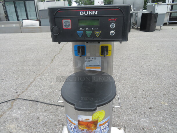 One Bunn Dual Infusion Tea Brewer With Satellite. No Basket. Model# ITB. 120 Volt. 19.5X21X34. $1055.00 - Image 2 of 2