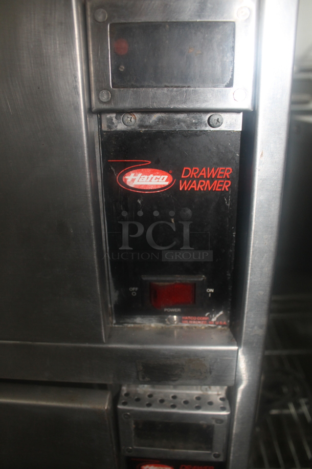 Hatco HDW-2R Stainless Steel Commercial 2 Drawer Warming Drawer. 120 Volts, 1 Phase. Tested and Working! - Image 3 of 6
