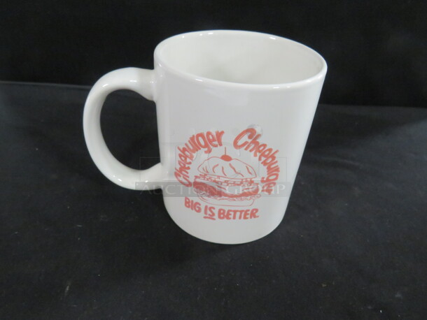 NEW 11oz Cheeburger Coffee Mug. 12XBID