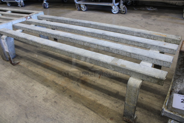 Metal Commercial Dunnage Rack. 48x20x11.5 - Image 3 of 3