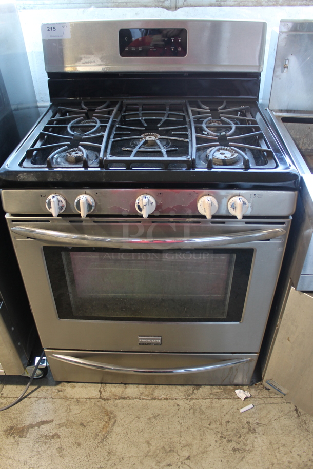 Electrolux Metal Natural Gas Powered 4 Burner Range w/ Oven.  - Image 1 of 7