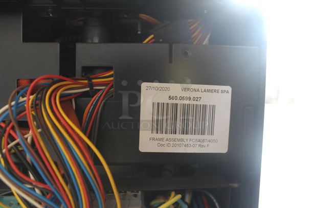 2020 Franke Verona Lamiere Spa Metal Commercial Countertop Automatic Espresso Machine. 250 Volts, 1 Phase. - Image 8 of 12