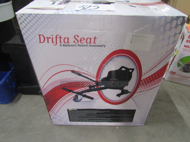 One NEW Drifta Seat. Balance Board Accesory. 50-240lb cap. height 3ft 6in- 6 ft 6 in. 