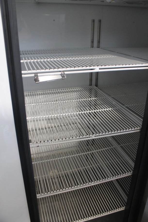 2015 True TG2R-2S Stainless Steel Commercial 2 Door Reach In Cooler w/ Poly Coated Racks on Commercial Casters. 115 Volts, 1 Phase. Tested and Working! - Image 2 of 4