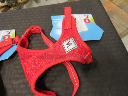 One NEW Small Red Dog Harness. 