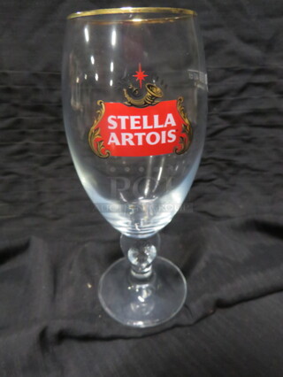 NEW Stella Artois Stem Beer Glass. 4XBID