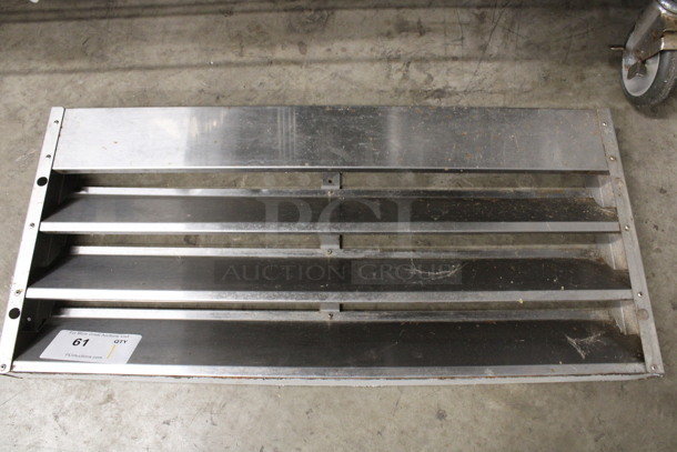 Stainless Steel Compressor Cover. 29x13.5x2.5