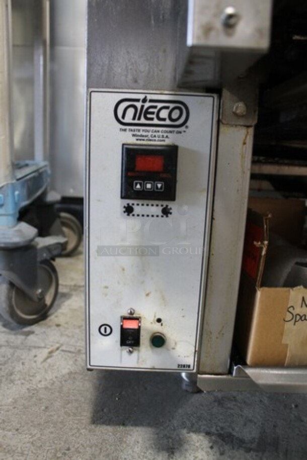 2018 Nieco JF63-2G Stainless Steel Commercial Countertop Natural Gas Powered BroilVection Conveyor Charbroiled Burger Grill. - Image 4 of 10