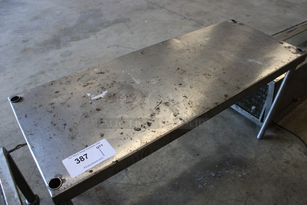 Metal Shelf. 36x14x18 - Image 2 of 3