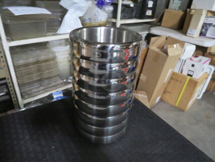 One NEW Vollrath Stainless Steel Double Wall Wine Bucket. #47615