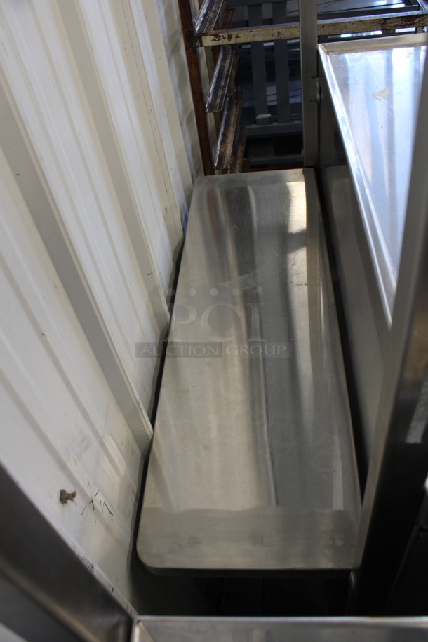 Winholt Stainless Steel Commercial Portable Table Work Station w/ Drawer and Under Shelf on Commercial Casters. 36x35x54 - Image 4 of 4