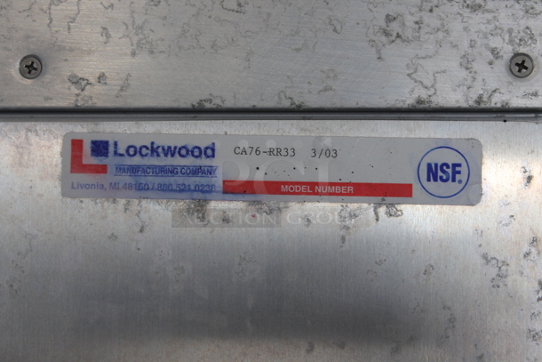Lockwood Metal Commercial Enclosed Pan Rack.  - Image 6 of 6