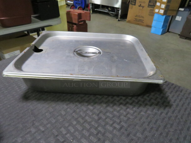One Half Size 2.5 Inch Hotel Pan With Lid. - Image 1 of 1