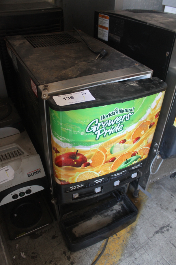 2012 Bunn JDF-4S Metal Commercial Countertop Beverage / Juice Dispenser. 120 Volts, 1 Phase. Tested and Working! - Image 2 of 5