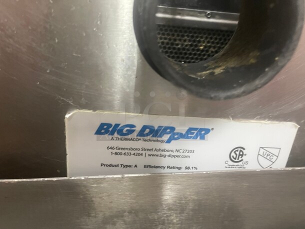 Working! Thermaco Big Dipper W-200-IS Automatic Commercial Grease Removal Device with Advanced Odor Protection 115 Volt NSF Tested and Working!  - Image 6 of 11