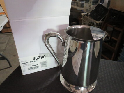 One NEW Vollrath 76oz Double Wall  Stainless Steel Water Pitcher. #46390