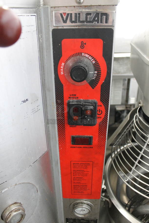 Vulcan Wolf K20GL Stainless Steel Commercial Floor Style Natural Gas Powered 20 Gallon Steam Kettle. 100,000 BTU. - Image 4 of 6