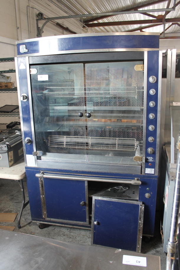 Rotisol Stainless Steel Commercial Floor Style Natural Gas Powered Rotisserie Oven. - Image 1 of 12