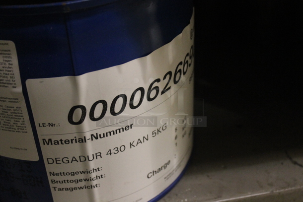 Gray Metal Shelving Unit w/ Contents Including Chemicals. BUYER MUST REMOVE. - Image 8 of 9