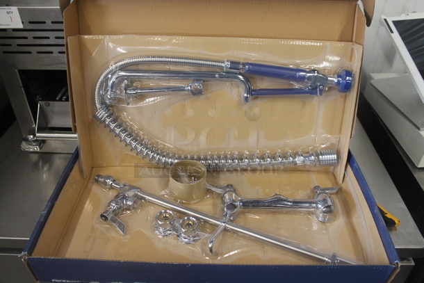 2 BRAND NEW IN BOX! Waterloo 8" Center Pre Rinse Faucets. 2 Times Your Bid! - Image 6 of 7