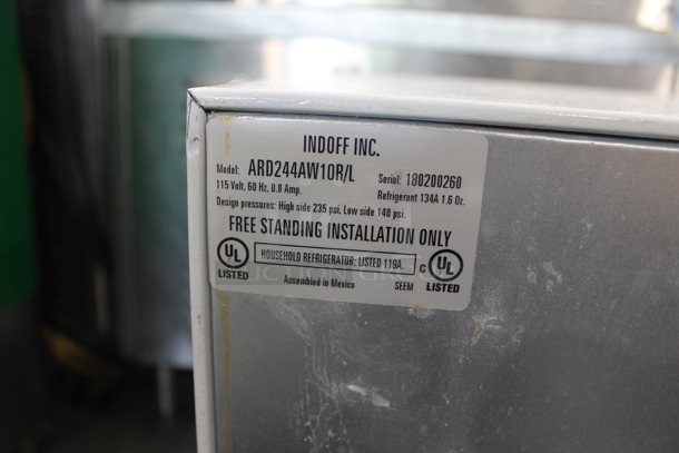 Indoff ARD244AW10R/L Metal Mini Cooler. 115 Volts, 1 Phase. Tested and Working! - Image 6 of 6