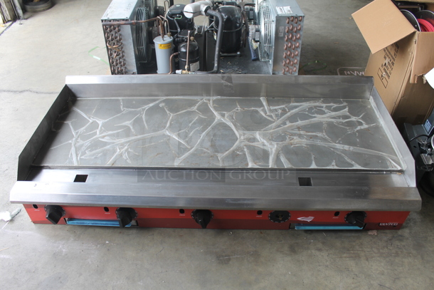 BRAND NEW! 2021 Avantco 177CAG60TG Stainless Steel Commercial Countertop Natural Gas Powered Flat Top Griddle w/ Thermostatic Controls. 175,000 BTU. Tested and Working! - Image 1 of 7