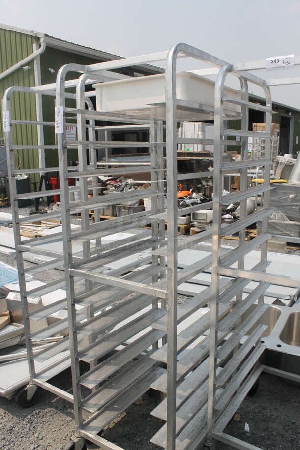 Channel UTR-12 Commercial Stainless Steel Mobile Sheet Pan Rack On Commercial Casters - Image 3 of 4