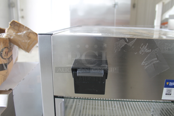 LIKE NEW! ServIt 423PDW18D1S Stainless Steel Commercial Countertop Full-Service Countertop Display Warmer with 4 Shelves. 120 Volt, 1 Phase. Unit Has Only Been Used a Few Times! Tested and Working! - Image 6 of 8