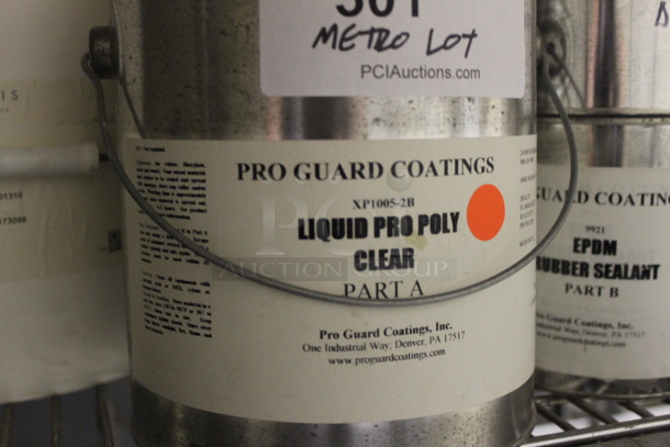 Metal 4 Tier Shelving Unit w/ Contents Including Liquid Propoly Clear. BUYER MUST REMOVE. - Image 3 of 6