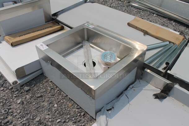 BRAND NEW SCRATCH AND DENT! Regency 600SM16206 Commercial Stainless Steel Floor Mop Sink. - Image 3 of 4