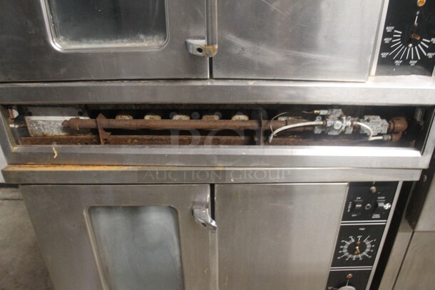 Commercial Stainless Steel Natural Gas Powered Double Stack Gas Convection Ovens. 2 Times Your Bid!  - Image 7 of 10