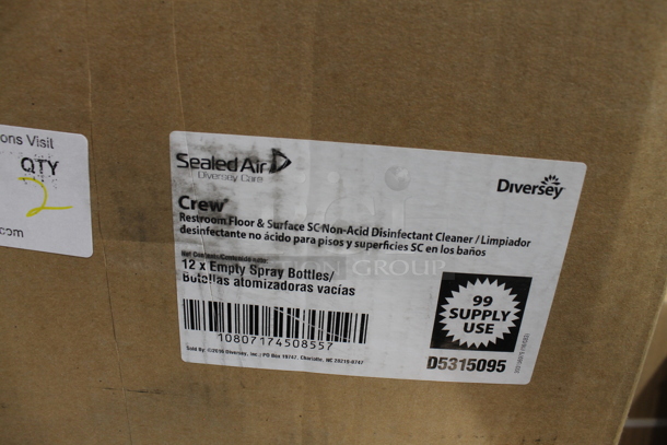 2 Boxes of 12 BRAND NEW Clear Poly Spray Bottles. 2 Times Your Bid! - Image 2 of 2