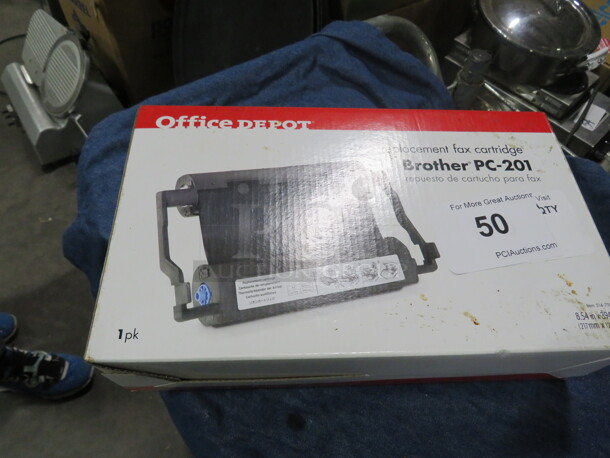 One NEW Office Depot Brother PC-201 Fax Cartridge. - Image 1 of 1