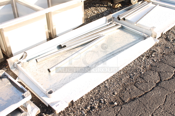 BRAND NEW SCRATCH AND DENT! Stainless Steel Tabletop, Under Shelf and 4 Legs - Image 2 of 2