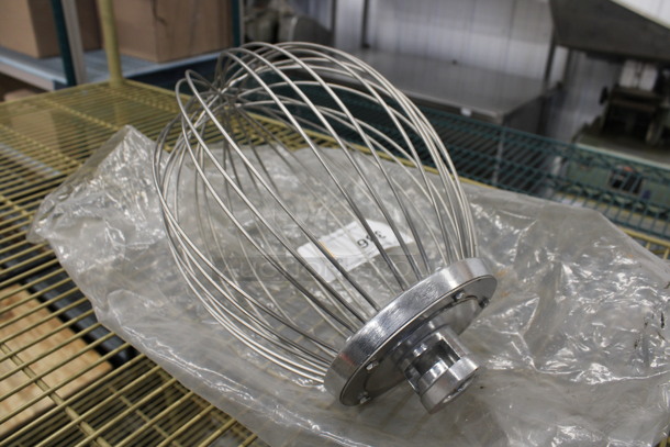 Metal Commercial 20 Quart Whisk Attachment for Hobart Mixer. 9x9x14