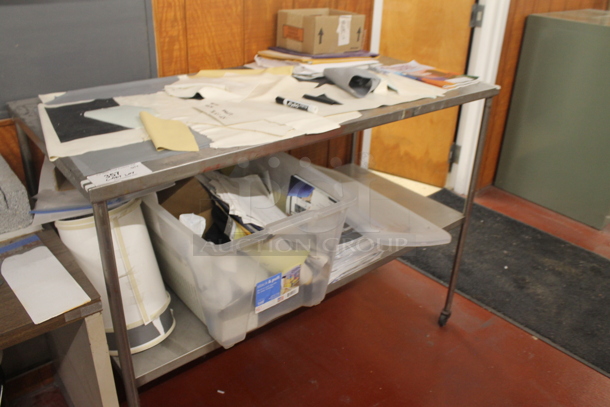 2 Tier Cart w/ Contents on Commercial Casters. - Image 2 of 4