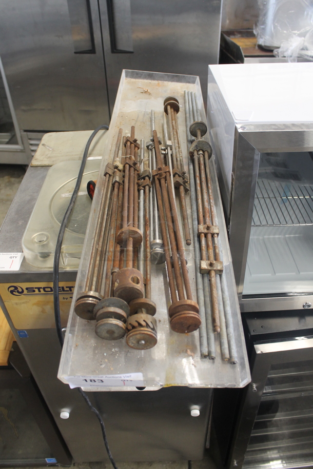 8 Various Metal Plungers for Dough Dropper Hoppers. 8 Times Your Bid! - Image 1 of 5