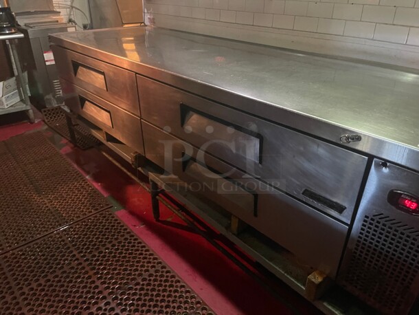 Working! Turbo Air Commercial Chef Base 96x32x24NSF 115 Tested and Working! - Image 3 of 8