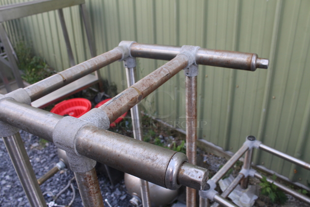 2 Metal Shelf Frames. 2 Times Your Bid! - Image 3 of 3