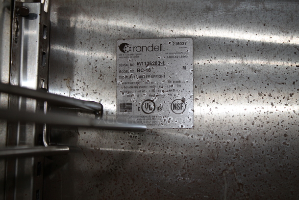 2013 Randell BC-18 Stainless Steel Commercial Blast Chiller w/ 4 Probes. 115/230 Volts, 1 Phase. - Image 5 of 9