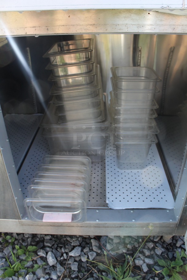 BRAND NEW SCRATCH AND DENT! CustomCool LB6R Stainless Steel Commercial 3 Door Cooler. 115 Volts, 1 Phase. Does Not Come w/ Compressor. - Image 6 of 6