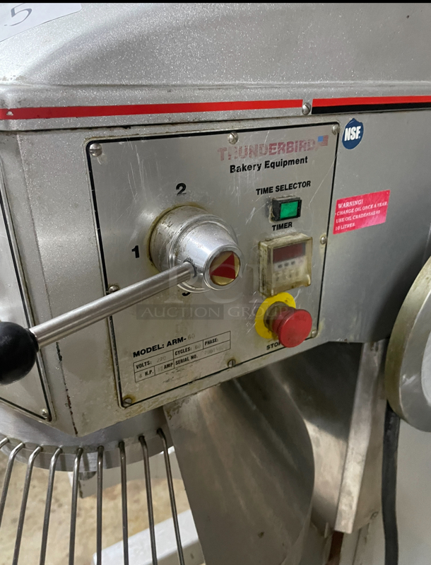 Dough Mixer Missing Bowl and Attachments 60qt - Image 2 of 5